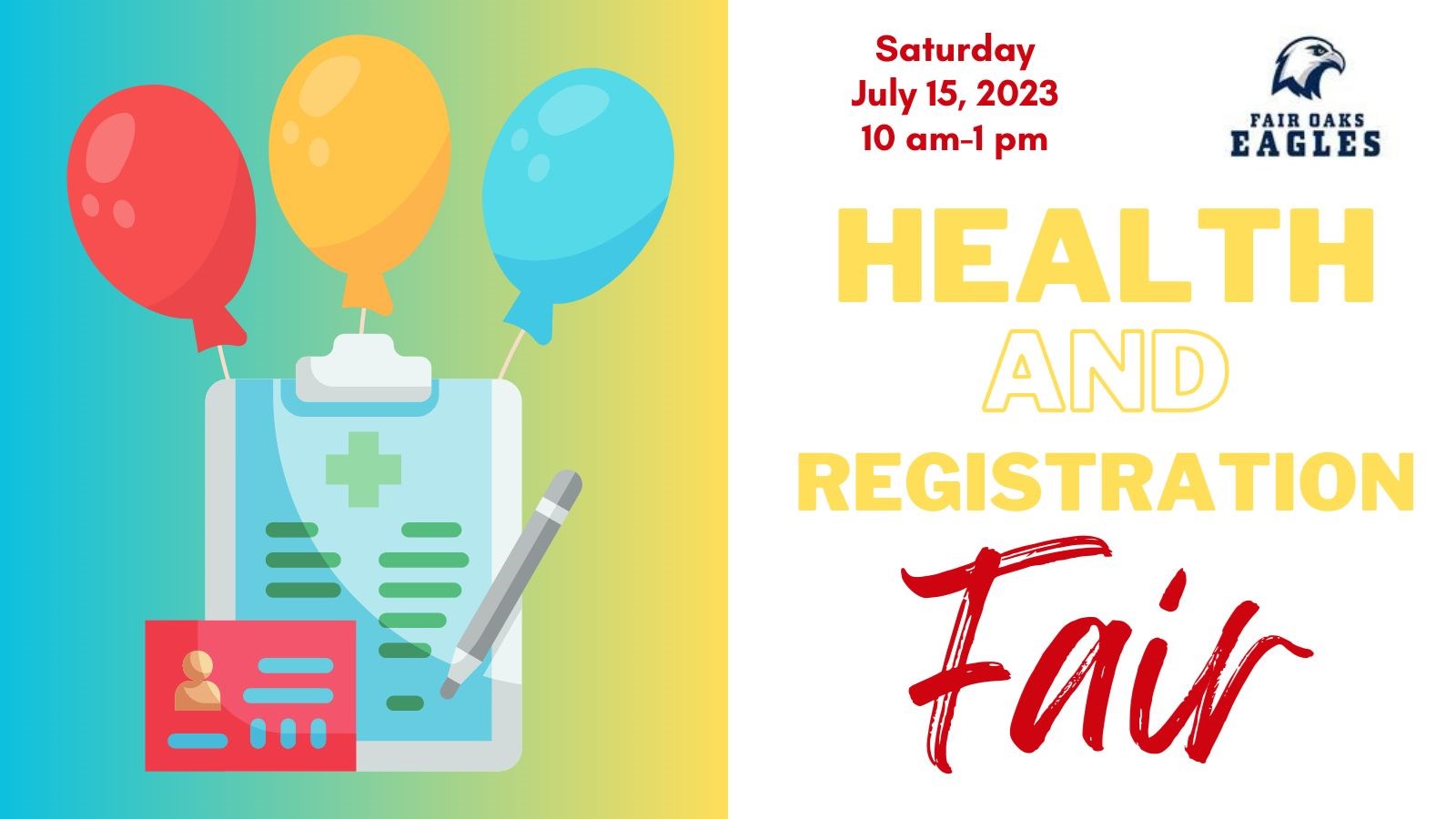 Heath and New Student Registration Fair
